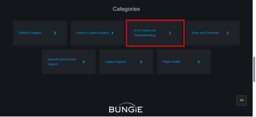 Destiny troubleshooting guide