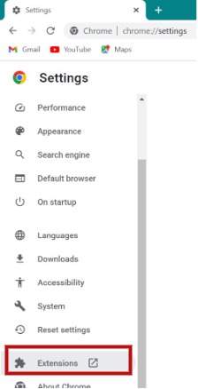 Going to browser settings to fix black screen in crunchyroll beta 