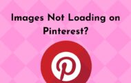 Images Not Loading on Pinterest