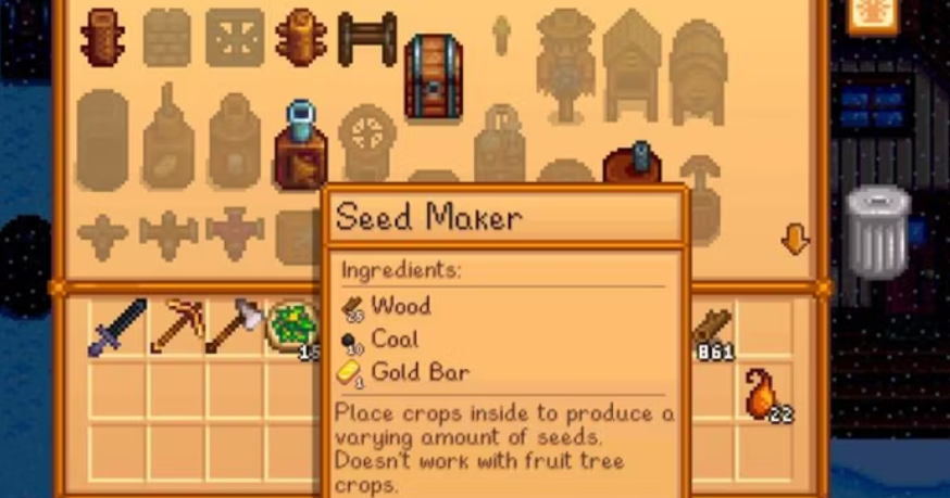 Stardew Valley - Seed Maker
